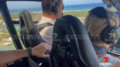 No vídeo, não é possível identificar o que pode ter provocado o acidente, a princípio