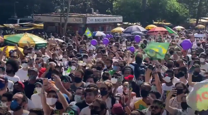 Ato foi realizado em resposta à invasão à Praça dos Três Poderes, em Brasília, ocorrida no domingo (foto de arquivo)