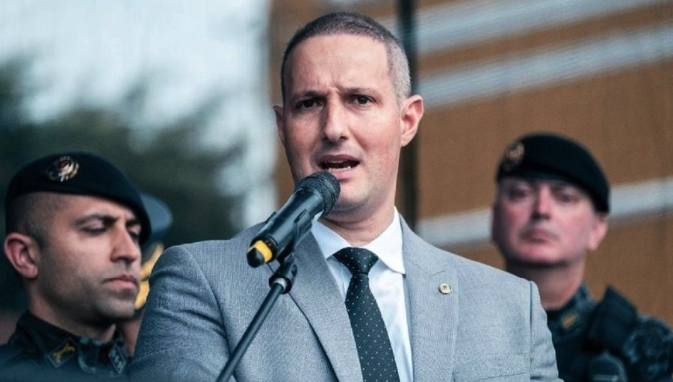 O secretário de Segurança Pública de São Paulo, Guilherme Derrite