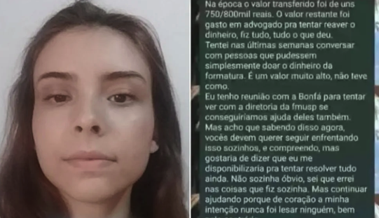 Alicia Veiga é suspeita de golpe na USP; caso segue em investigação