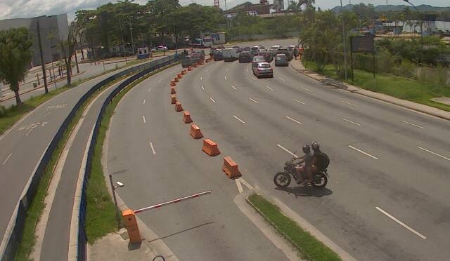 Apesar do incidente, a travessia das balsas não sofreu com atrasos