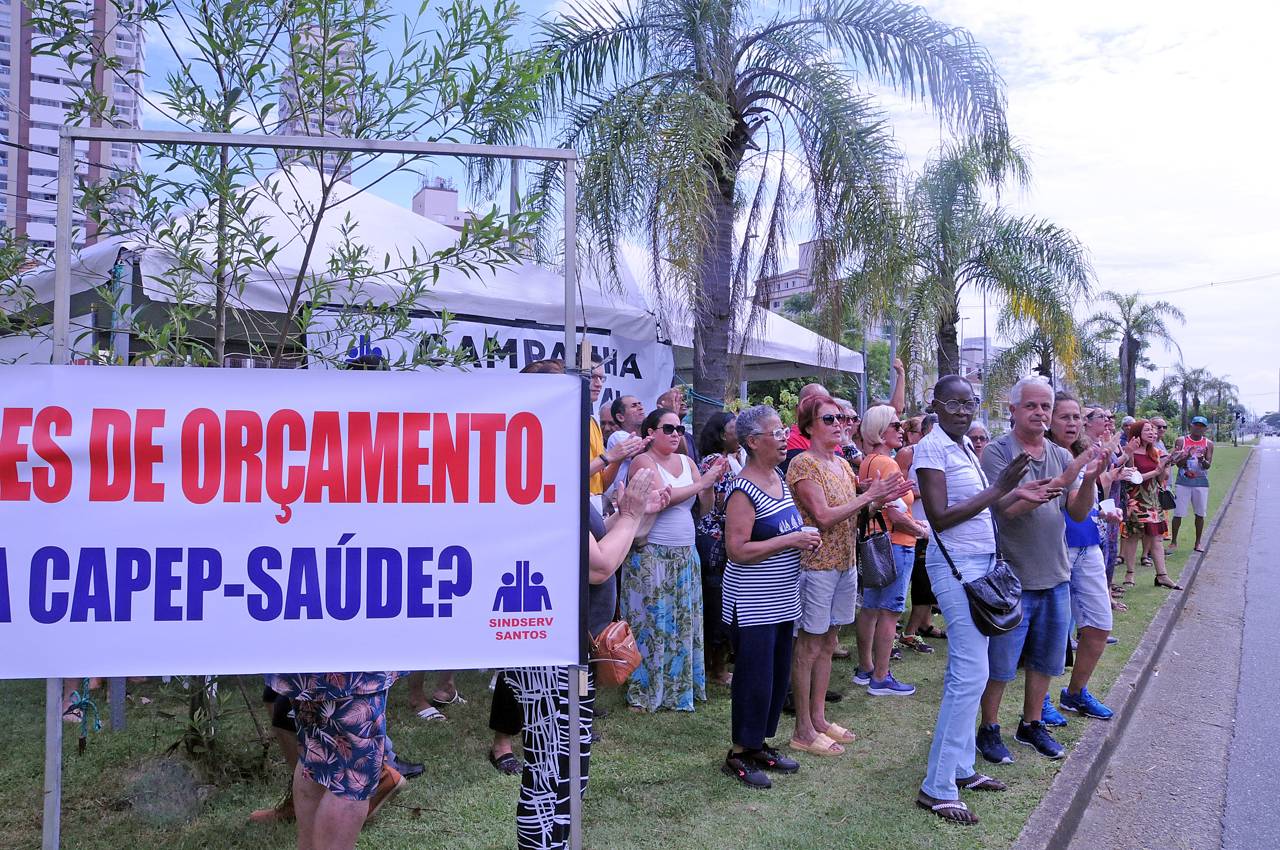 Direção do Sindserv mostrou que continua na luta ao realizar um ato por conta da falta de entendimento