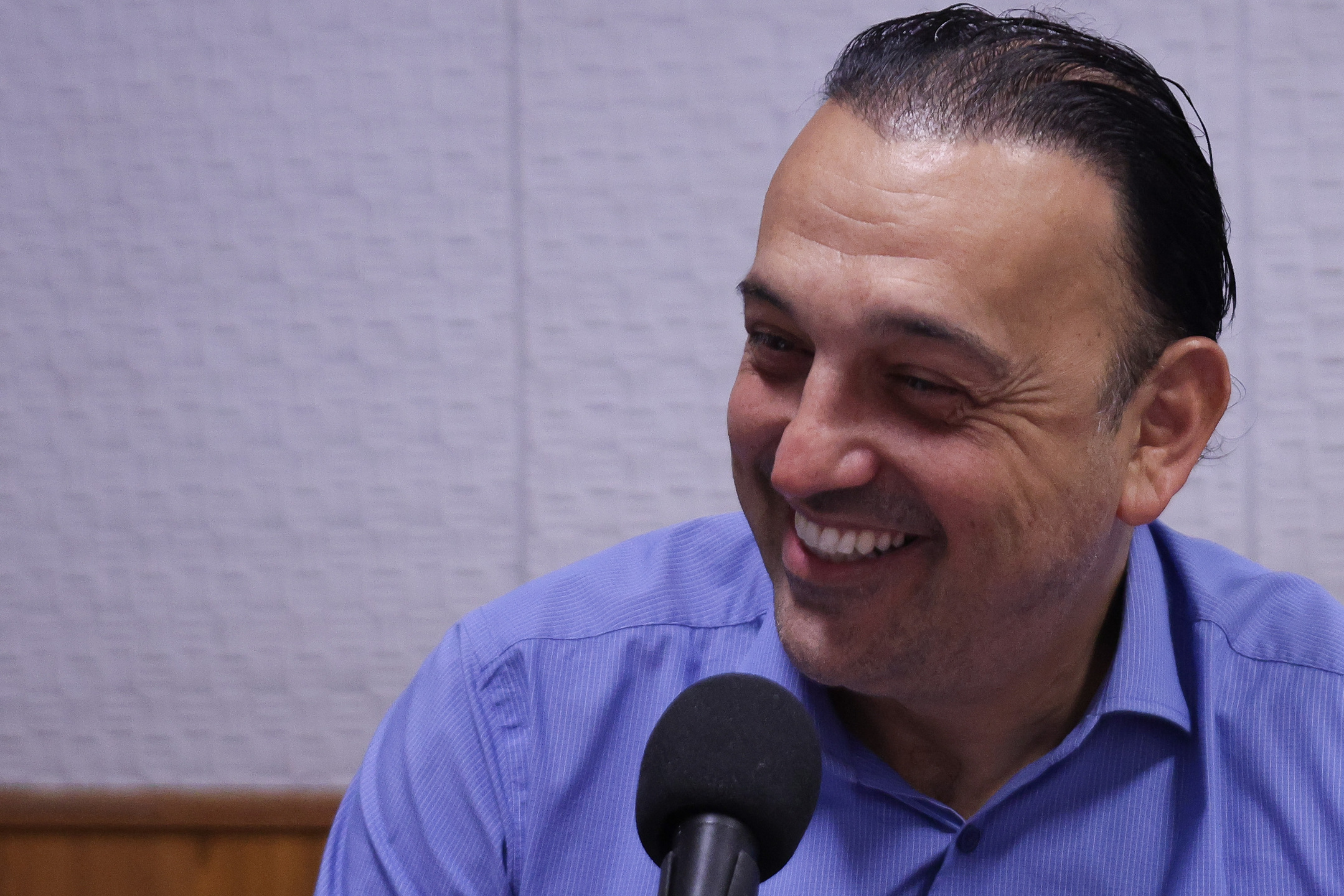 Felicio Ramuth, vice governador de São Paulo, durante entrevista na Rádio Trianon