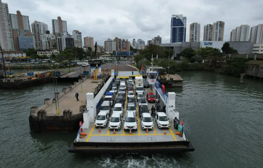 A Travessia Santos-Guarujá receberá um investimento de R$ 72,4 milhões, entre 2023 e 2024