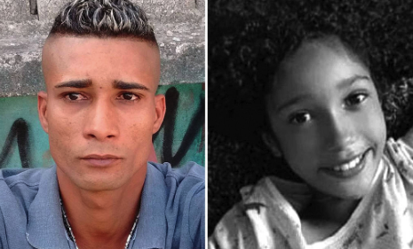 Rafael Moraes e Isa Rebeka Oliveira; pai e filha foram encontrados mortos após se afogarem na tarde de ontem (14) numa praia de Bertioga
