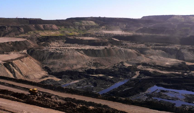 Foto de arquivo com mina de carvão na região da Mongólia, na China