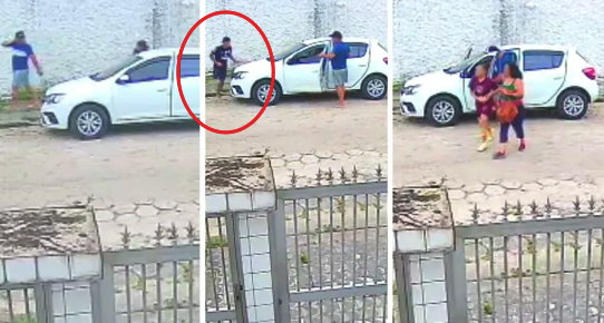 Novo vídeo mostra ângulo diferente da ação dos criminosos