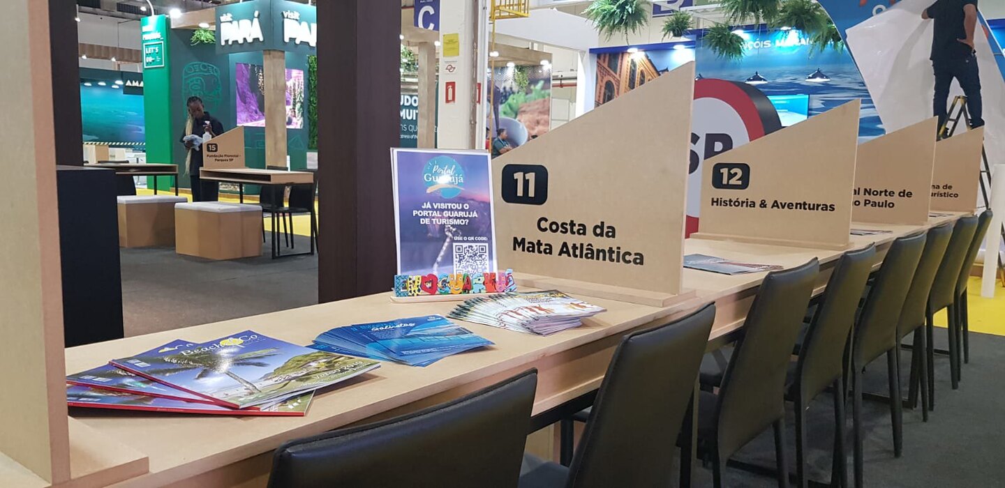 Guarujá representará suas praias e equipamentos turísticos, por meio de panfletos, fotos e vídeos