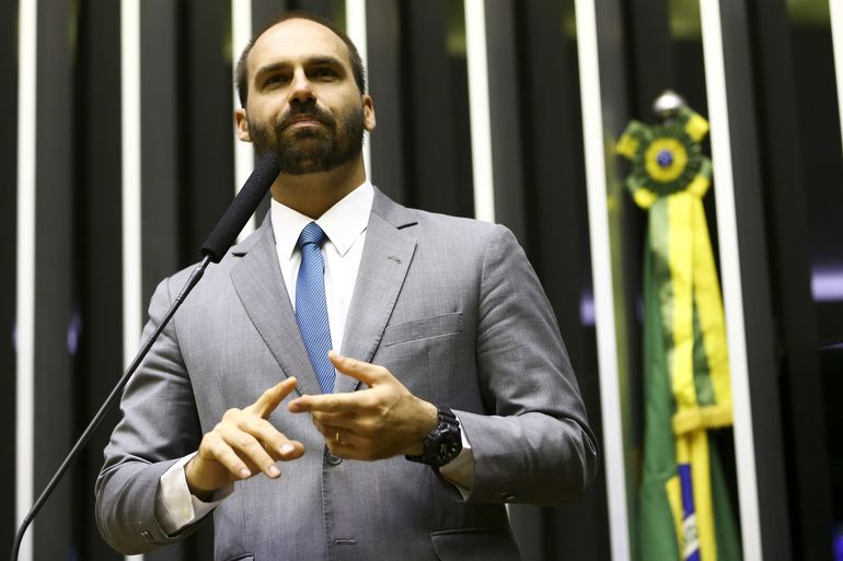 O deputado Eduardo Bolsonaro (PL)