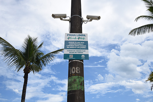 Campanha realizada em Praia Grande orienta moradores e turistas