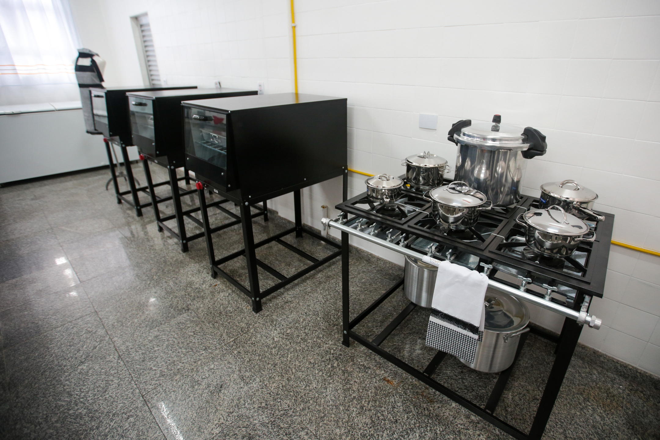 As instalações do Projeto Cozinhalimento, do Governo Estadual, foram entregues nesta terça-feira (28)