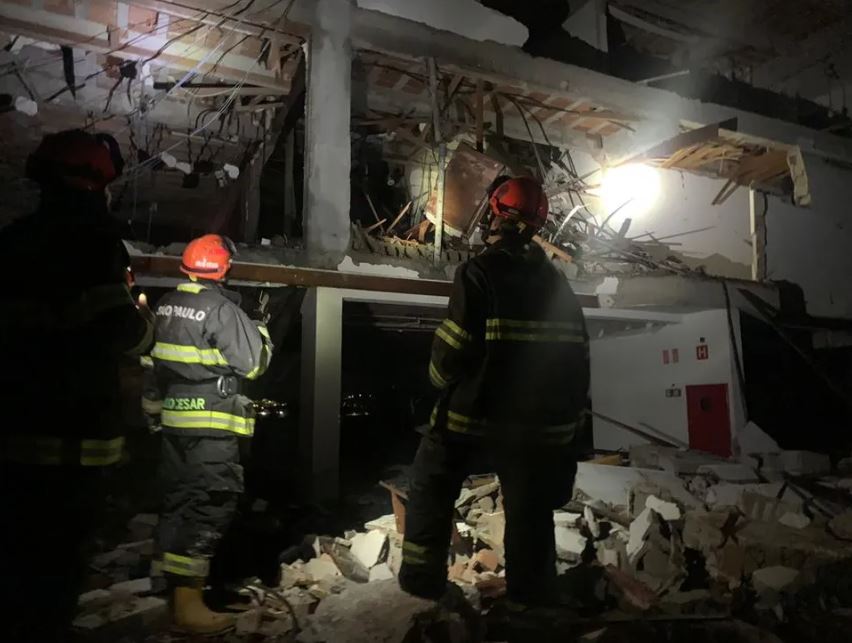 Explosão em Campos do Jordão.