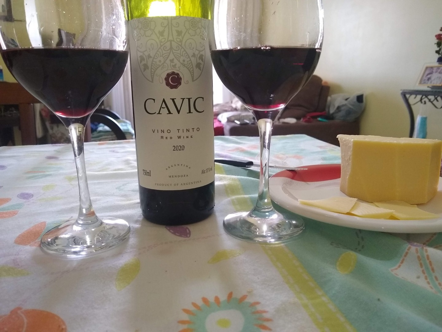 Garrafa de vinho Cavic