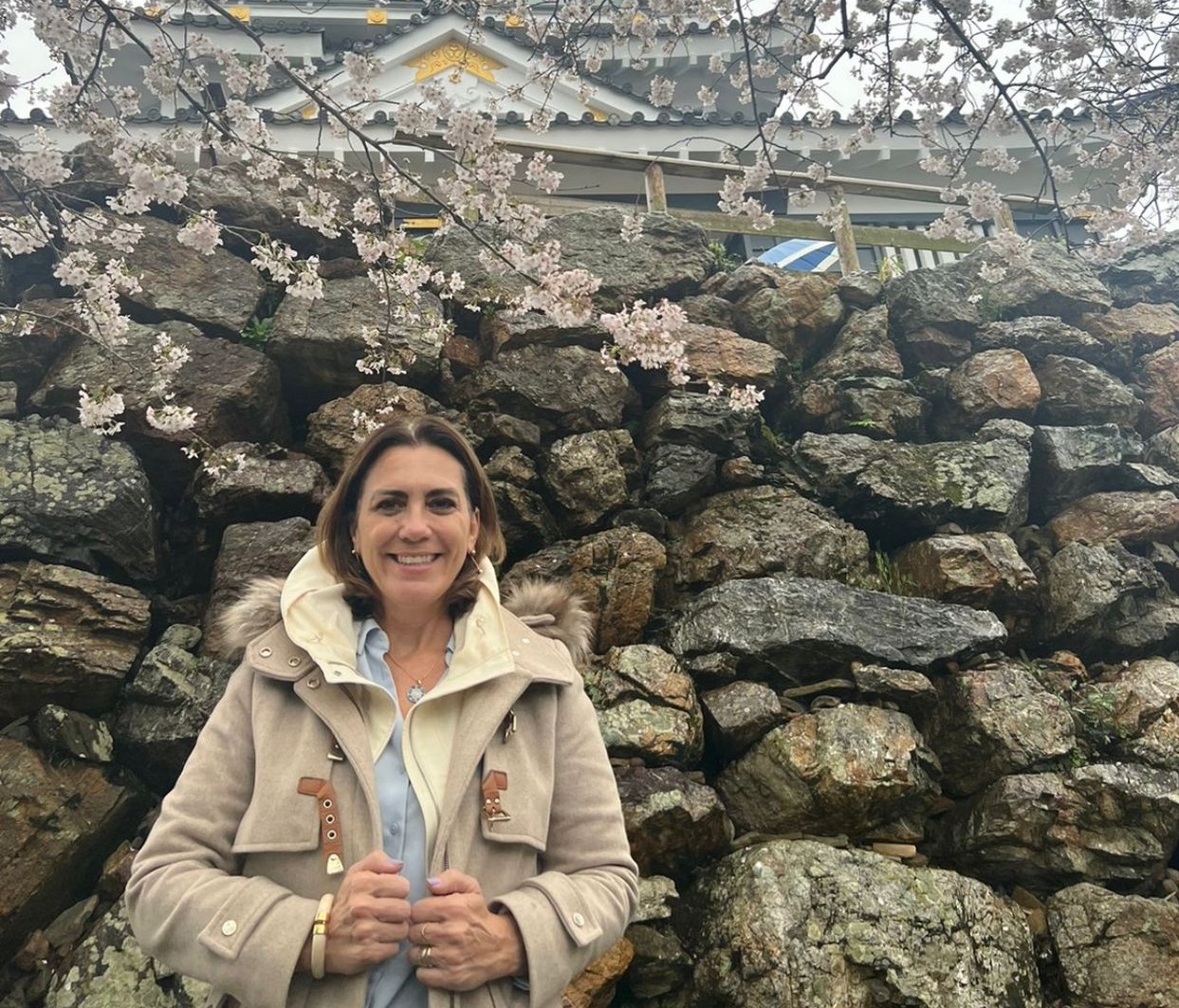 Rosana Valle, durante missão ao Japão