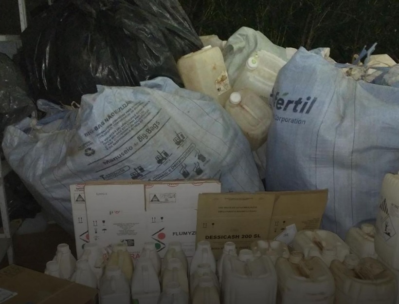 Policiais encontraram agrotóxicos após denúncia anônima