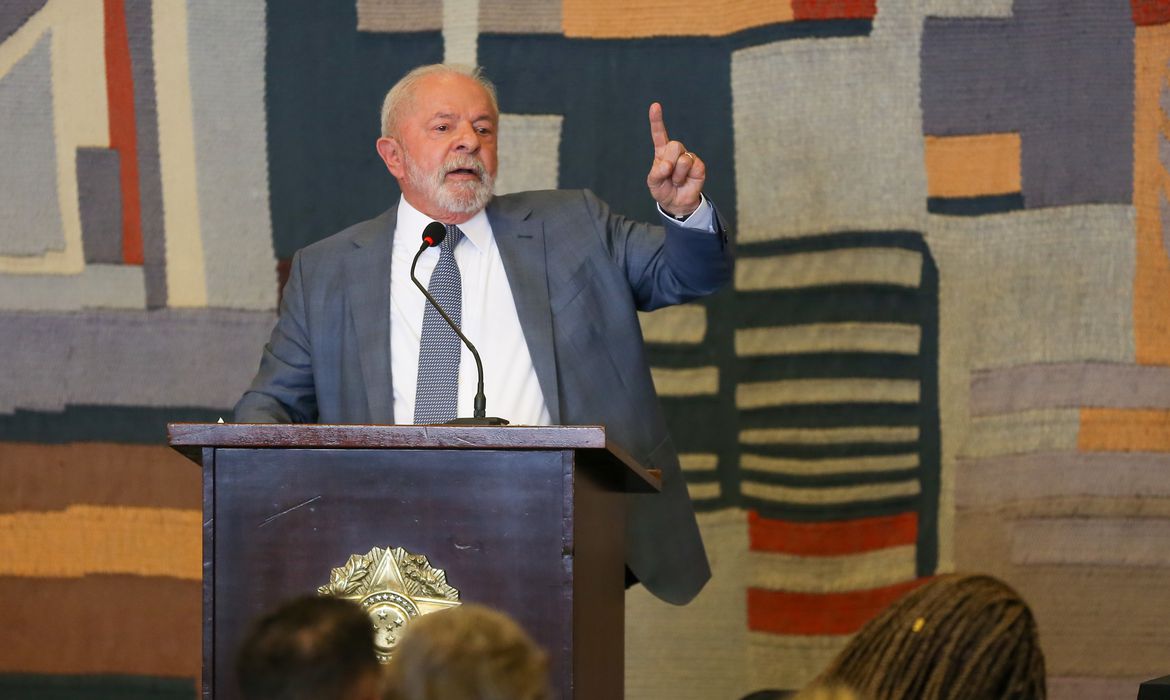 O presidente Luiz Inácio Lula da Silva