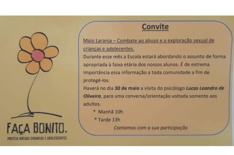 Público alvo são pais e responsáveis