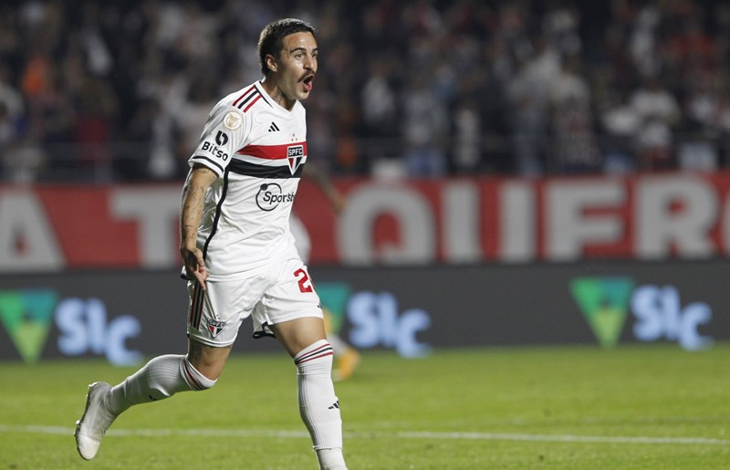 A equipe paulista produziu mais, mas também recebeu pressão dos visitantes