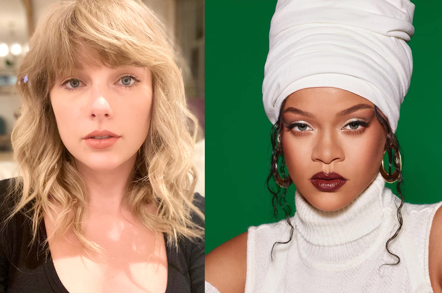 Taylor (esq.) e Rihanna disputam primeiro lugar no ranking de artistas mais ricas do mundo