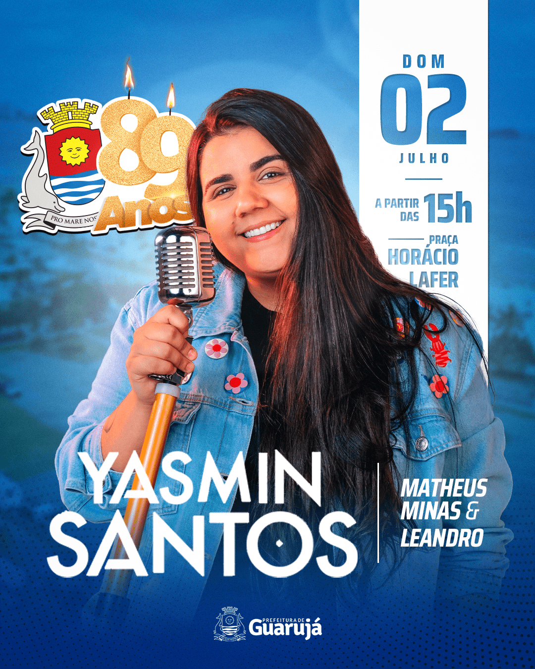 Yasmin Santos se apresenta na Praça Horácio Lafer, a partir das 15 horas, no domingo (2)