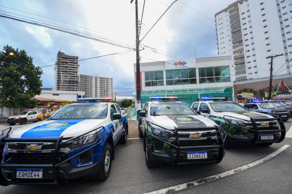 Para a GCM, foram entregues 24 veículos
