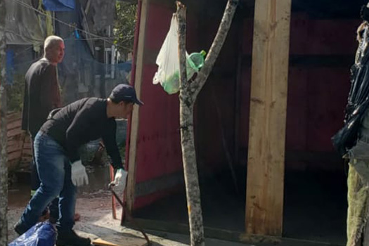 O autor da construção irregular foi conduzido à Central de Polícia Judiciária