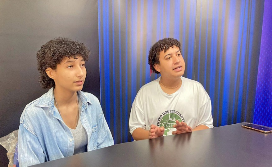 Adrie Marques e Matheus Café estão prontos para os desafios que o Centro dos Estudantes irá enfrentar
