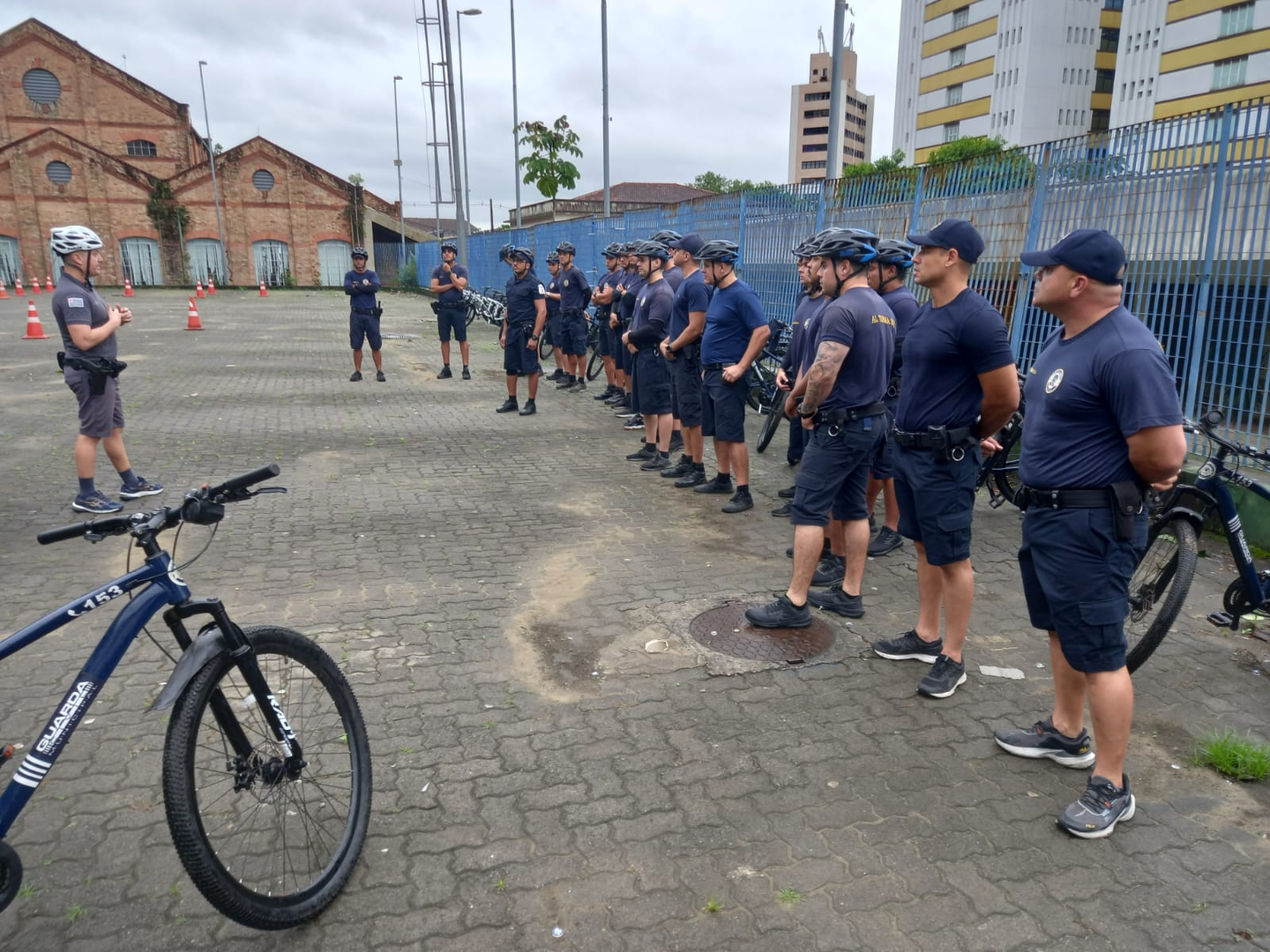 GCM de Santos aprimora treinamento com bicicleta