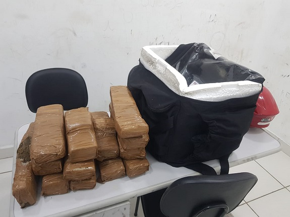 Droga apreendida em PG