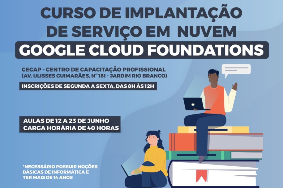 Ao todo, 40 vagas estão disponíveis