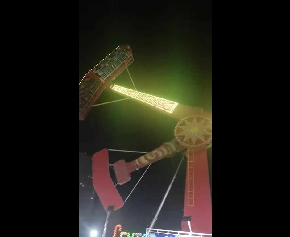 Depois do incidente com o brinquedo 'KamiKaze', o parque de diversões instalado em São Vicente foi liberado para funcionamento