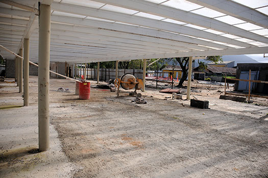 A tradicional Praça Carlos Gomes, no Bairro Solemar, está ganhando cara nova