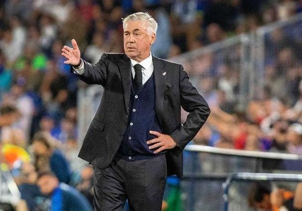 O treinador italiano prometeu cumprir seu contrato com com o Real Madrid que se encerra em julho de 2024