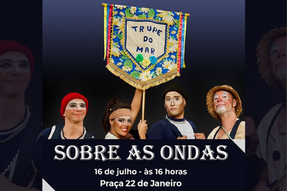 Apresentação gratuita acontece na Praça 22 de Janeiro, domingo (16), a partir das 16h