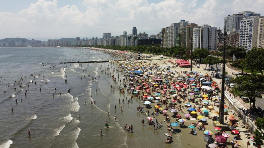 Turismo em Santos continua batendo recordes positivos em 2023