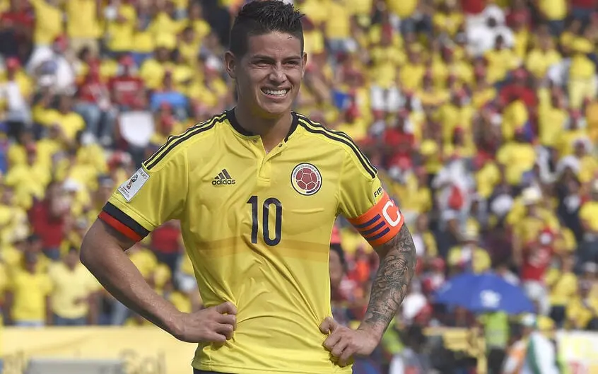 James Rodríguez é um dos maiores nomes da história do futebol colombiano