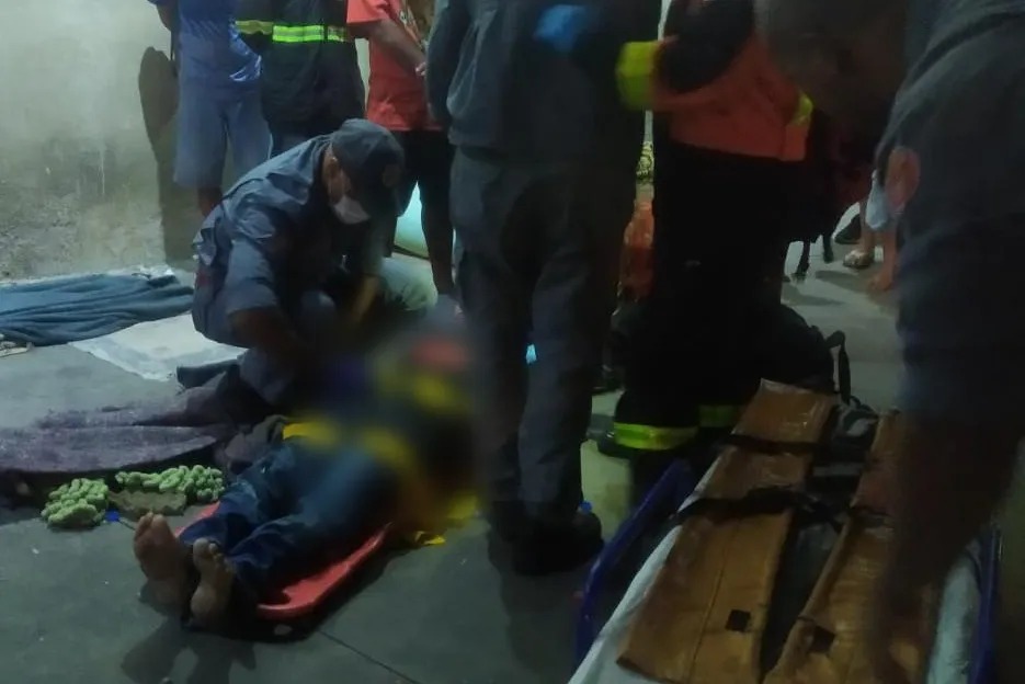 O estado de saúde da vítima não foi informado