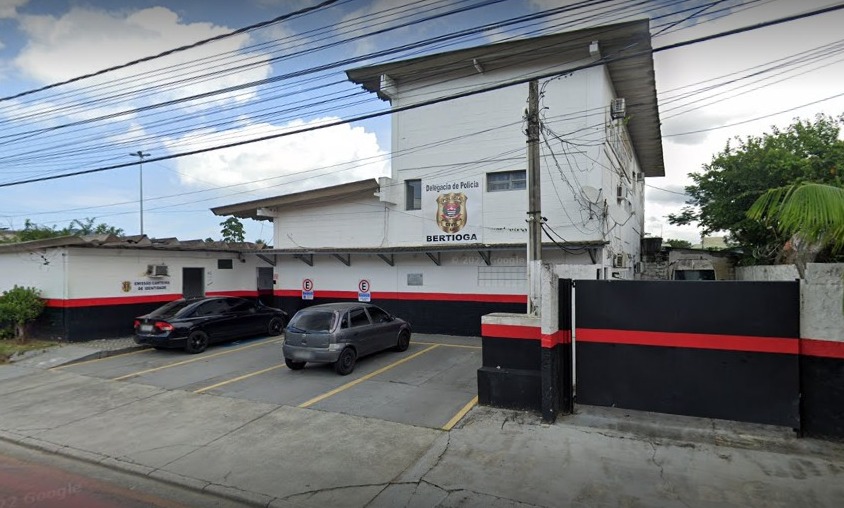 Delegacia Sede de Bertioga, onde o caso foi registrado