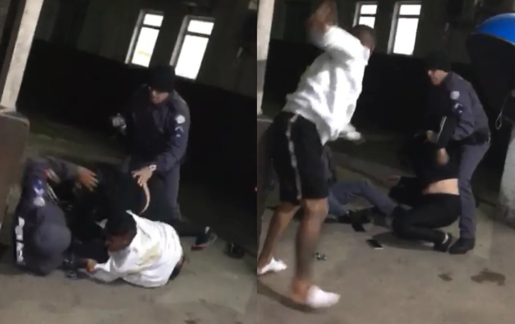 Na noite de sexta (14), um homem de 21 anos foi preso em flagrante após ameaçar, agredir e desacatar policiais militares em Peruíbe