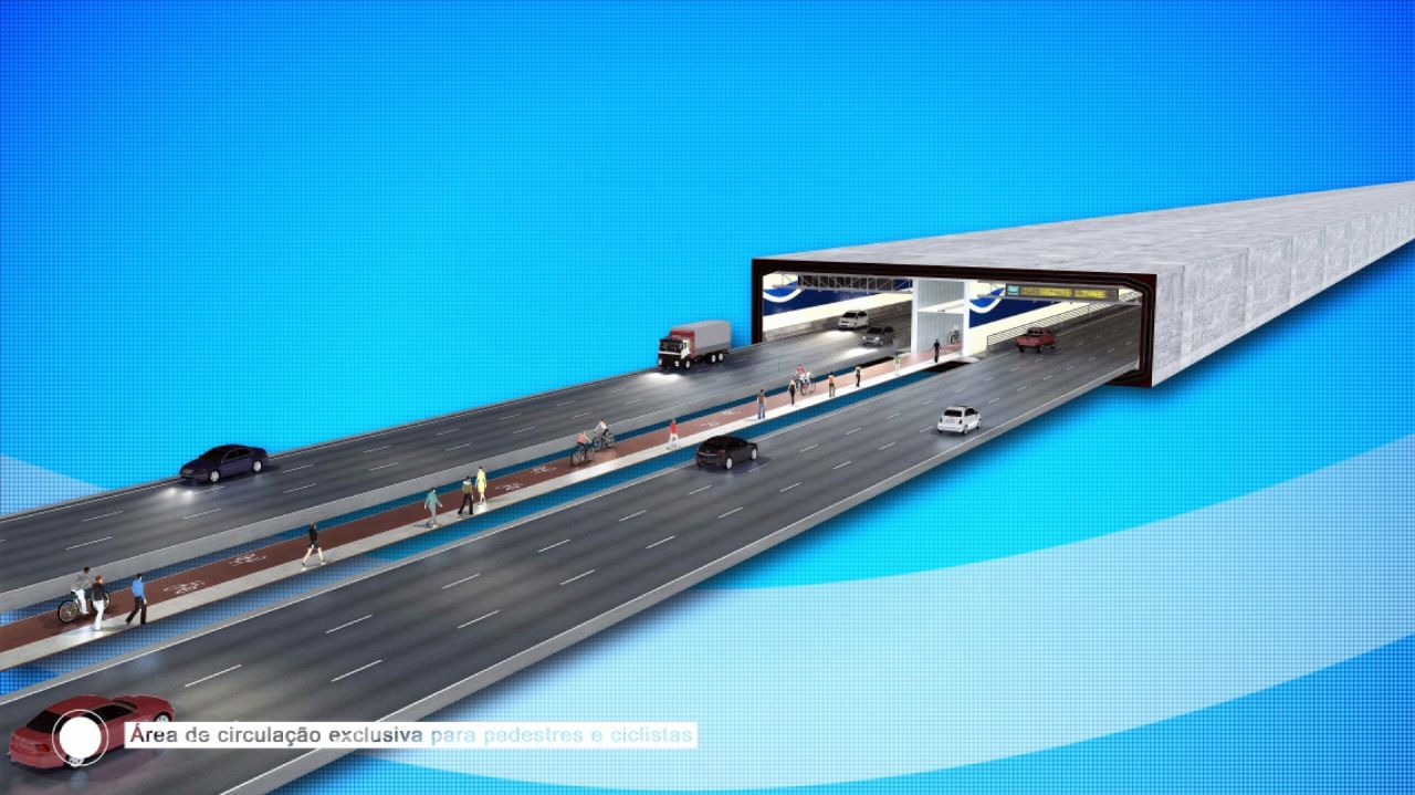 Projeto de túnel entre Santos e Guarujá está no papel há decadas, como outros projetos da Baixada Santista