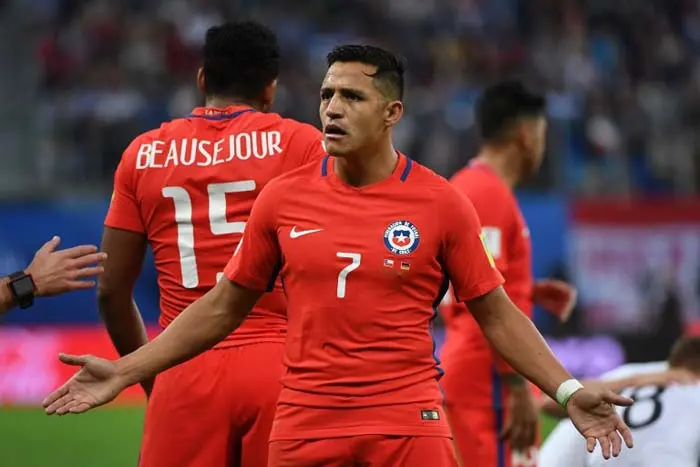 Sánchez pela seleção chilena
