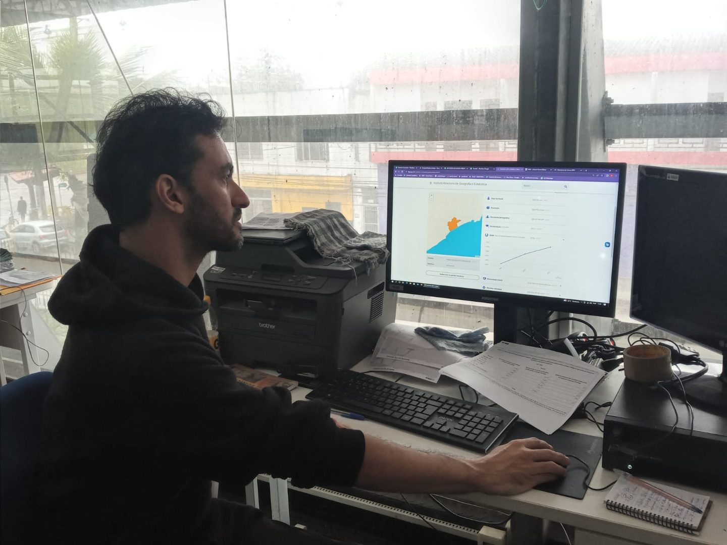 Coordenador do IBGE informa dados sobre o aumento da população nas cidades do litoral sul