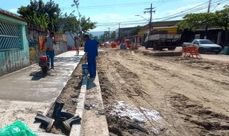 Avenida no Rádio Clube está sendo revitalizada