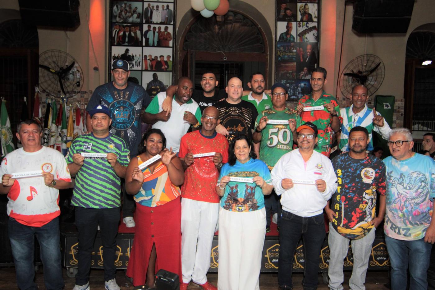 Representantes das quinze escolas de samba da região participaram do evento, que definiu dia e horário das apresentações