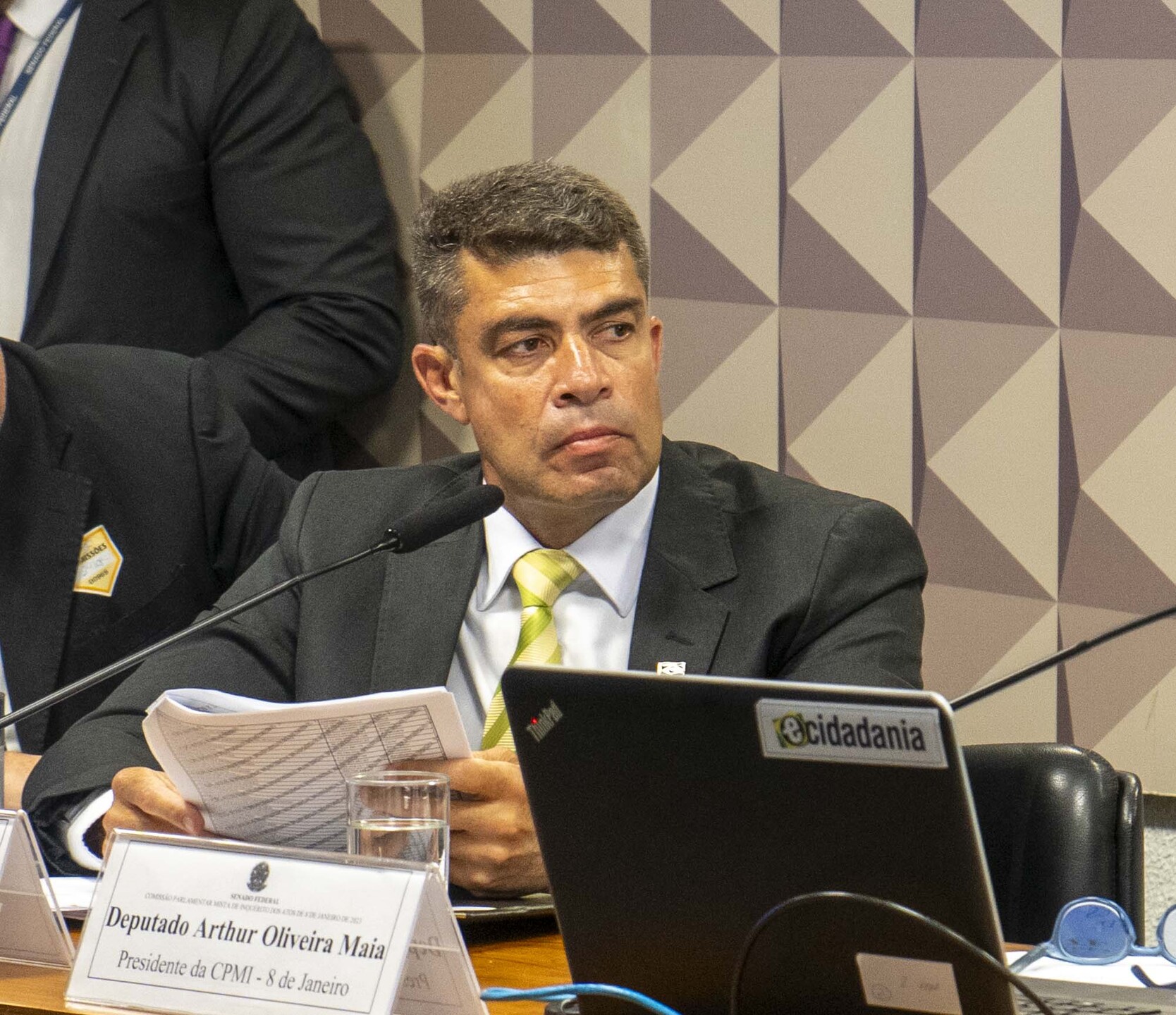 O sargento Dos Reis declarou ter chegado às manifestações quando a situação estava sob controle