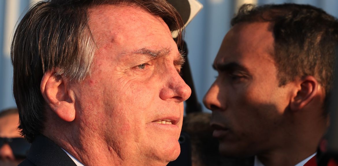 No encontro, em julho de 2022, Bolsonaro afirma que o Brasil viraria um caos caso o PT assumisse o poder