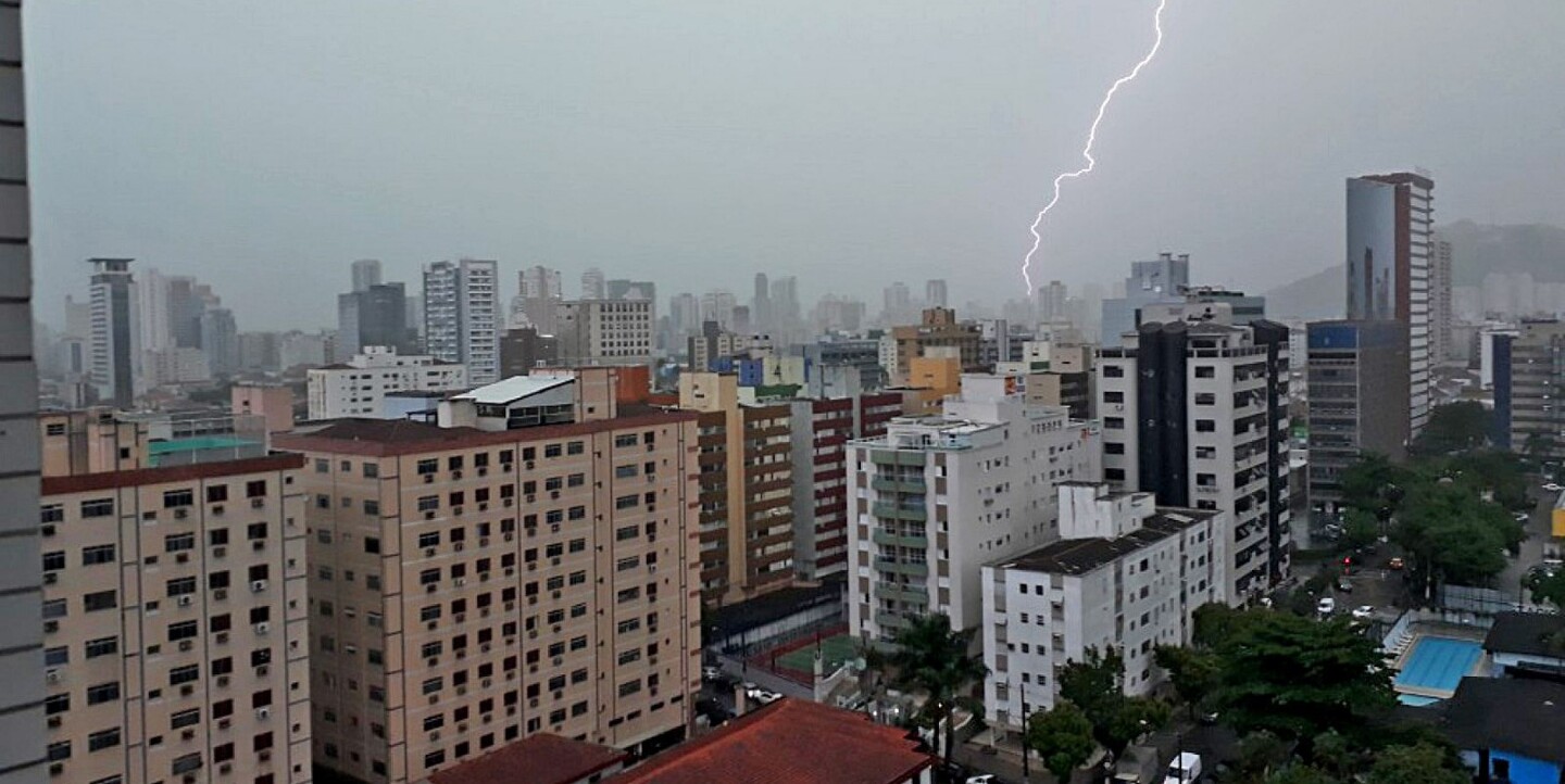 Frente fria chega nesta quarta, dia 27, trazendo temporal
