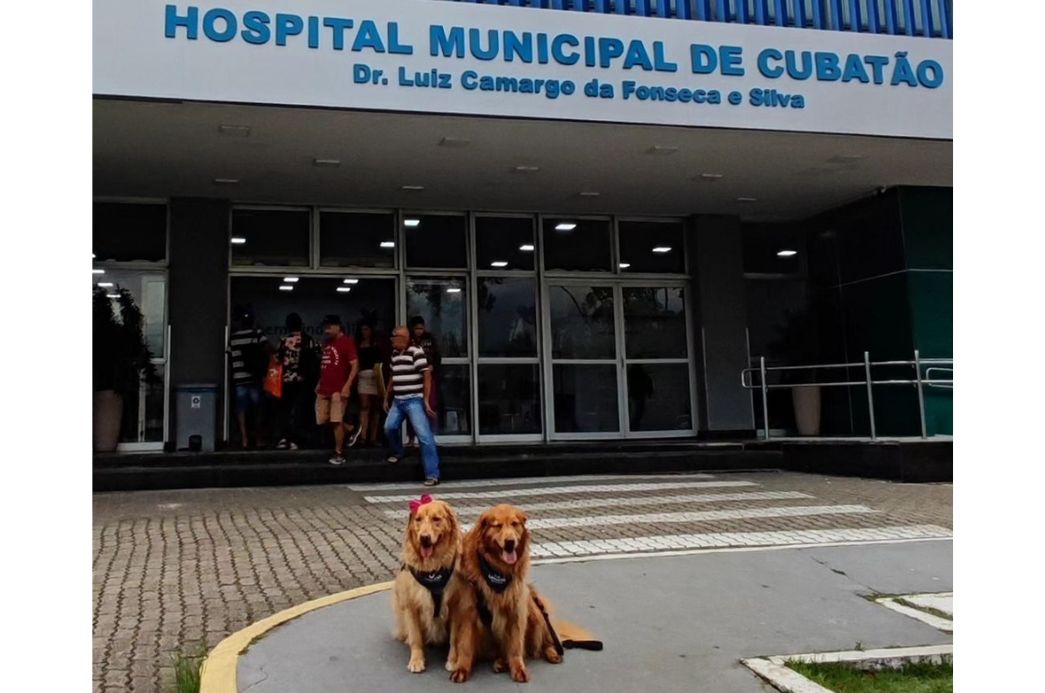 Hospital Municipal de Cubatão recebe, nesta quinta-feira (28) às 14h, a vista dos mascotes Mel e Bóris