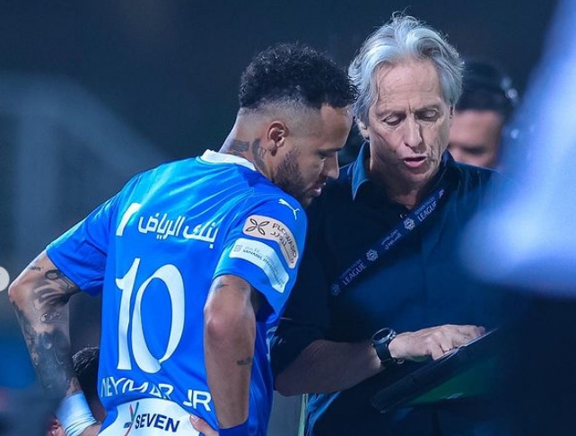 Neymar e Jorge Jesus