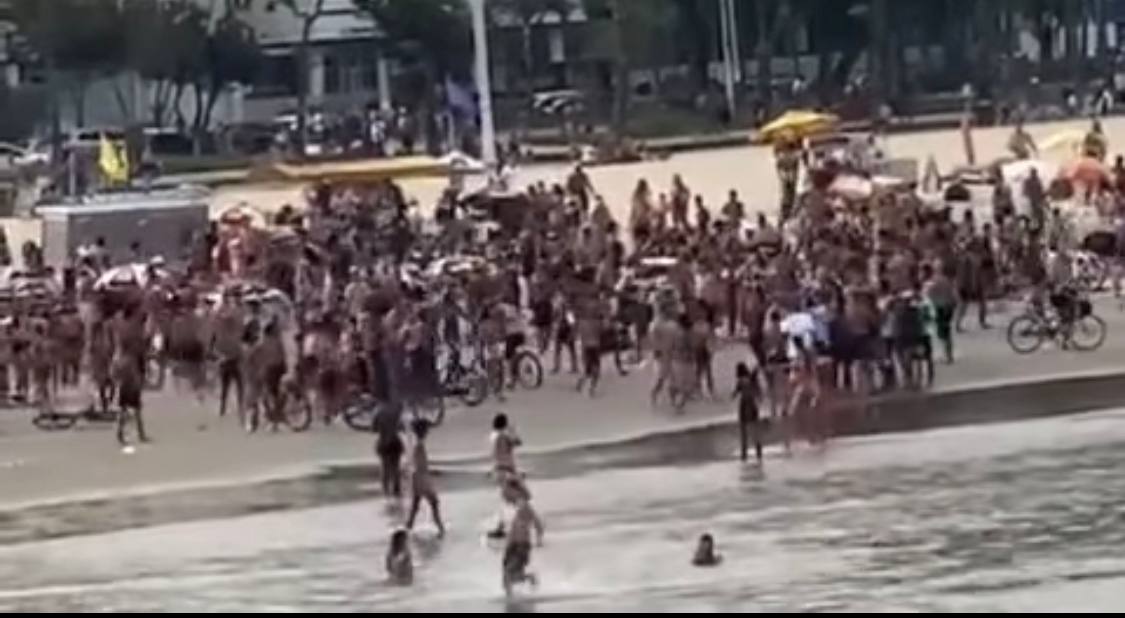 "Mais um episódio de absoluta falta de segurança em São Vicente", escreveu Caio França